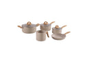 Jogo de Panelas Ceramic Life Smart Plus Areia 5 Peças