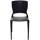 Cadeira Sofia Encosto Fechado Preta