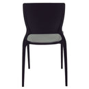 Cadeira Sofia Encosto Fechado Preta