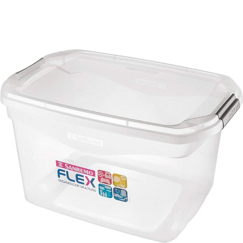 Organizador Multiuso Flex Cristal 29L