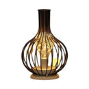 Luminaria de Mesa Allure Led em Ferro Preto 23,5cm