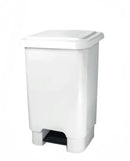 Lixeira 100L Branca com Pedal