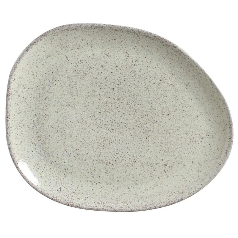 Prato Raso Oval Orgânico Pistache 31cm
