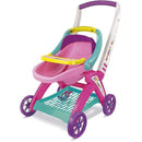 Carrinho de Boneca 3 em 1 Passeio Moisés Berço Rosa