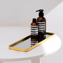 Bandeja Decorativa Dourada 30x11,8cm