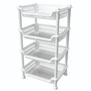 Prateleira Multiuso 4 Andares Branca