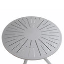 Jogo de Mesa e 4 Cadeiras Branca para Área Externa