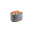 Pote Concreta em Pedra Sabão com Tampa Madeira Teca