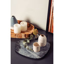 Bowl Concreta em Madeira Teca com Tampa em Pedra Sabão