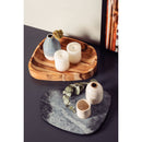 Bowl Concreta em Madeira Teca com Tampa em Pedra Sabão