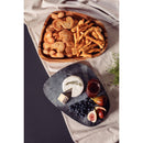 Bowl Concreta em Madeira Teca com Tampa em Pedra Sabão