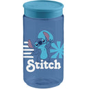 Pote Organizador Multiuso Azul Stitch 350mL