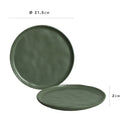 Prato Sobremesa Orgânico Leaf 19cm