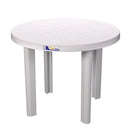 Mesa Redonda Marceneira Branca 90cm
