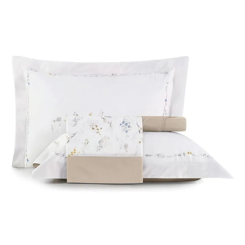 Jogo de Cama King 4pcs Cetim 300 Fios Aurora