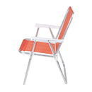 Cadeira de Praia Alta Laranja Neon