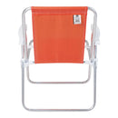 Cadeira de Praia Alta Laranja Neon