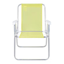 Cadeira de Praia Alta Amarelo Neon