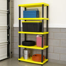 Estante Modular Plástico 5 Prateleira Amarela