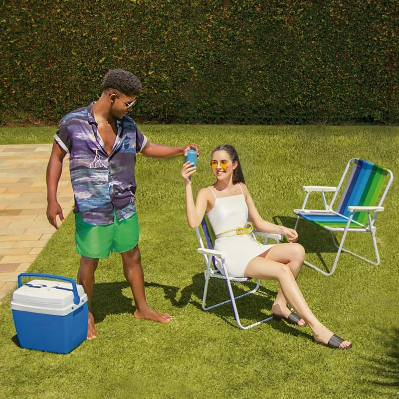 Caixa Térmica 34L Azul