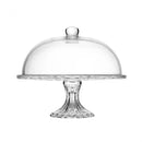 Prato para Bolo com Pé e Tampa Diamond