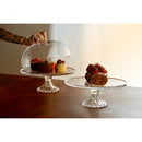 Prato para Bolo com Pé e Tampa Diamond