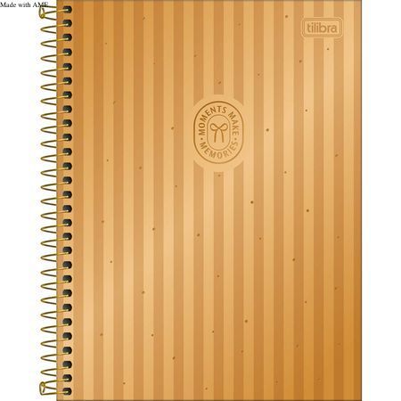 Caderno Espiral CD Colegial West Village Metalizado 10 Matérias