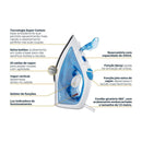 Ferro de Passar a Vapor 210ml Base Antiaderente 220v