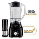 Liquidificador Diamante 2,6L Preto 1050w 220v