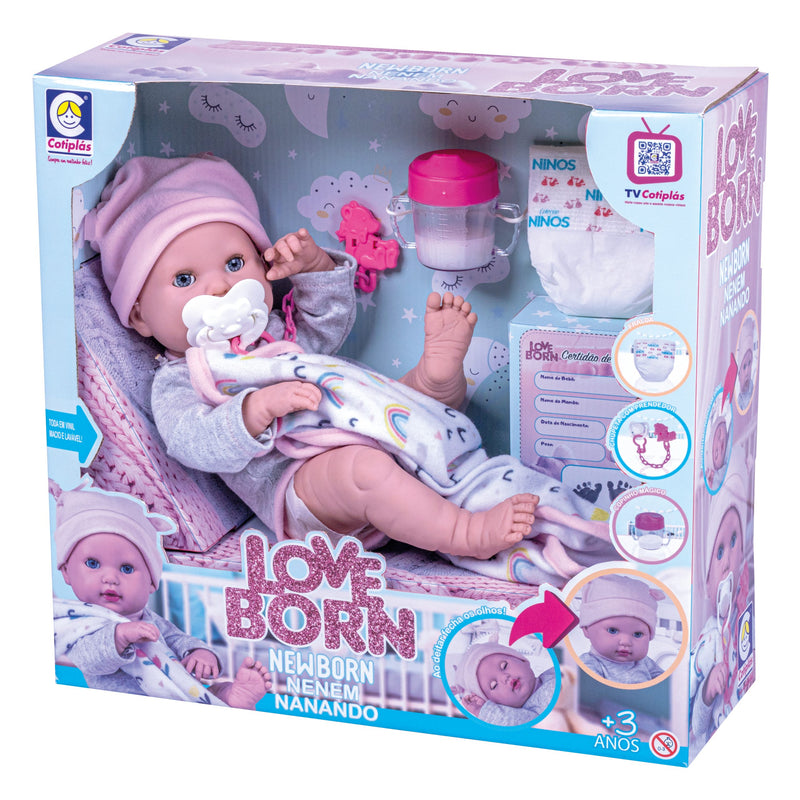 Boneca Love Born Neném Nanando