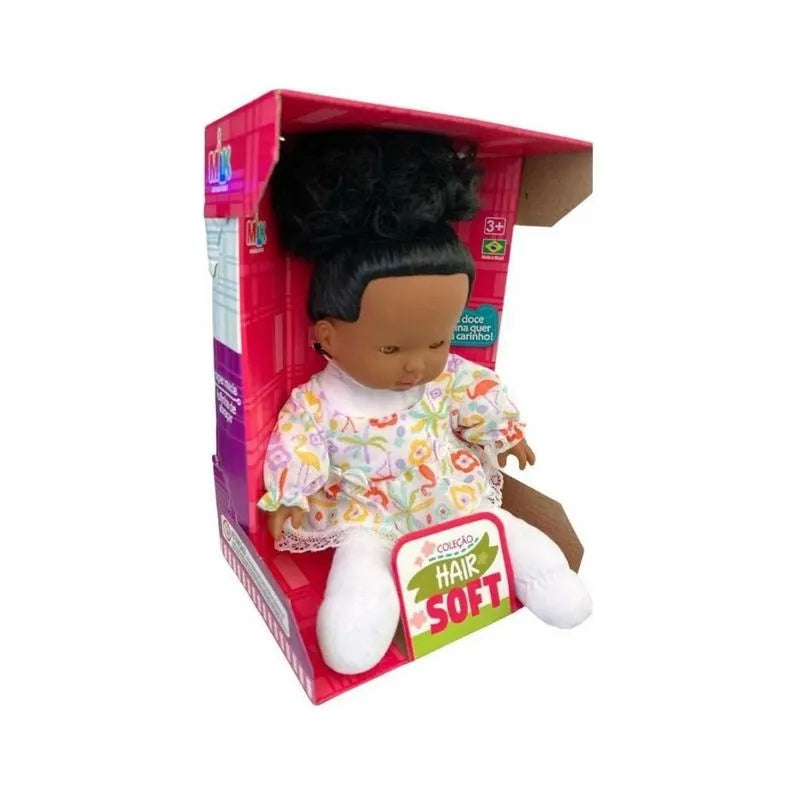 Boneca Coleção Hair Soft Negra