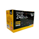 Cascata 240 Leds Multicor 8 Funções 4,3m