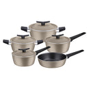 Jogo de Panelas Spezia Induction Areia 5 Peças