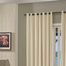 Cortina Lisa Pratika Tecido com Forro Bege 3,6x2,5m