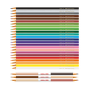 Ecolápis de Cor Caras & Cores 24 + 6 Tons de Pele