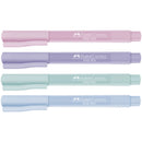 Caneta Hidrográfica Fine Pen Colors Pastel com 4 cores