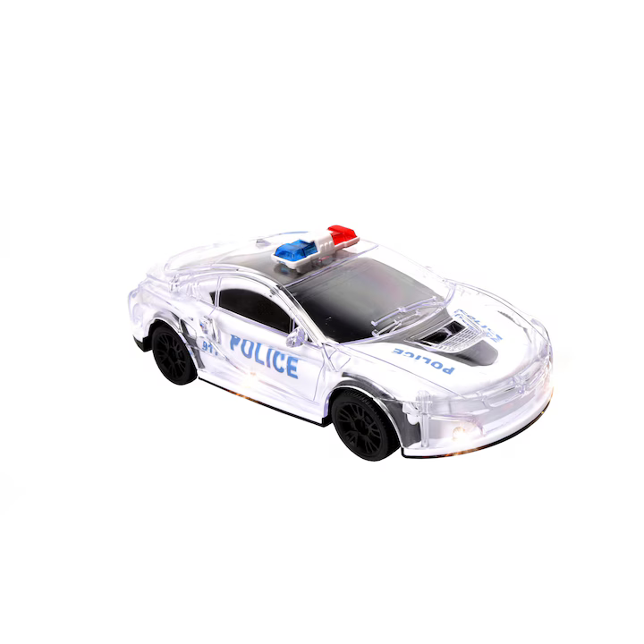 Carro de Polícia com Luz e Som