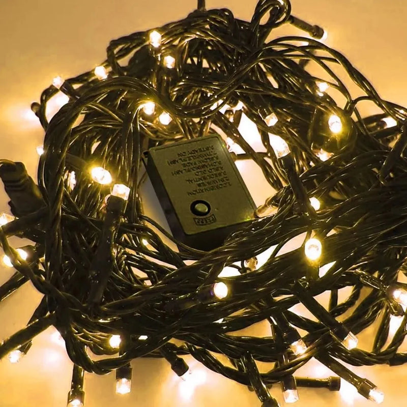 Pisca Decorativo 200 Leds Branco Quente 14m