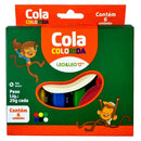 Cola Colorida Escolar 25g 6 Cores