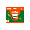 Massinha de Modelar 180g 12 Cores