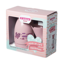 Conjunto Bule + Suporte para Filtro Rosa