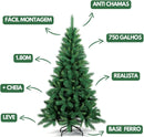Árvore de Natal Premium 750 Galhos Verde 1,8m