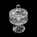 Potiche Decorativo de Cristal com Pé Louise 14x23cm