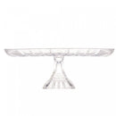 Prato para Bolo de Cristal Quadratta 36,5x17x14cm