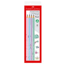 Ecolápis Grafite Tons Pastel com 4 Unidades