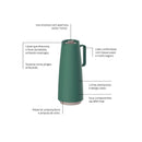 Bule Térmico Exata Verde 1L