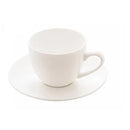 Xícara com Pires para Café Porcelana Clean 100ml