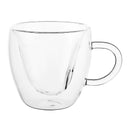 Jogo de Xícaras 80ml Parede Dupla Coração 2 Peças