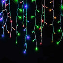 Cascata Natalina Led Colorido 100 Lâmpadas 8 Funções