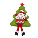 Árvore com Papai Noel de Pelúcia para Maçaneta de Porta